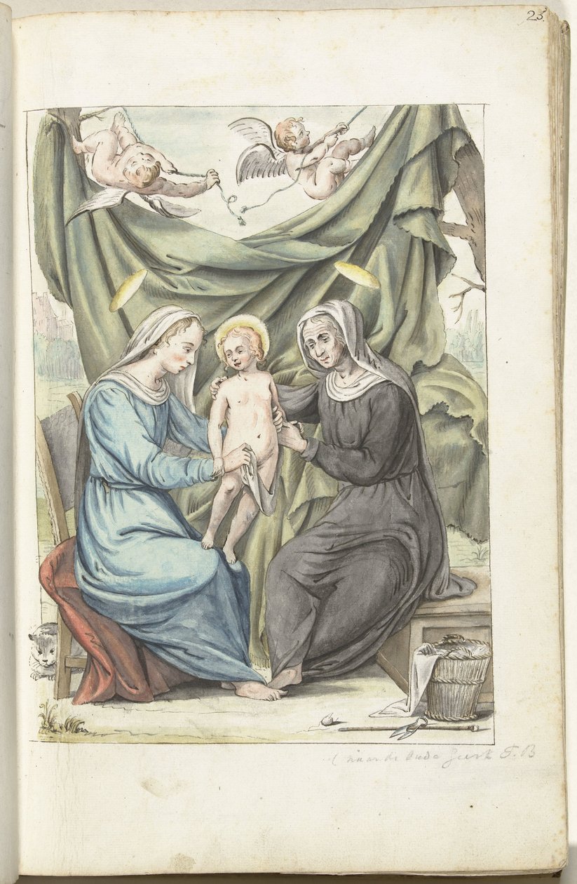 Madonna med barn og Sankt Anna af Gesina ter Borch