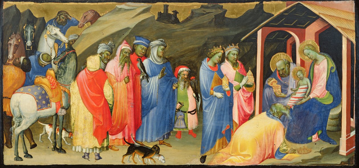 Magiernes tilbedelse, ca. 1408 af Gherardo Starnina