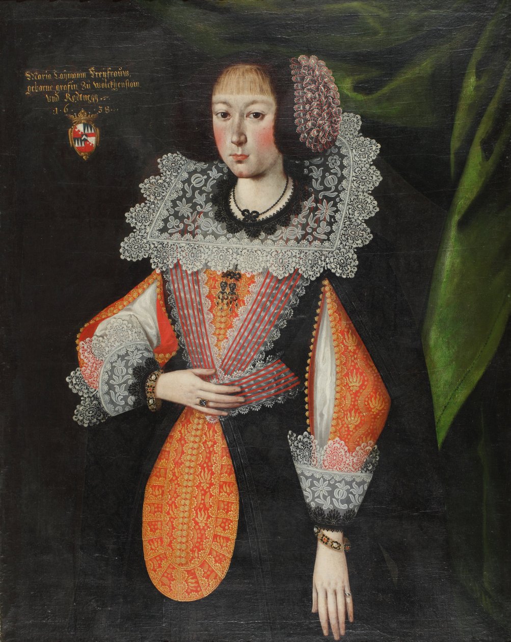Baronesse Maria Laymann-Libenau af Giacinto Gimignani