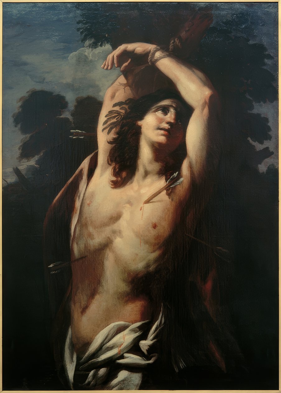 Den hellige Sebastians martyrium af Giacinto Brandi