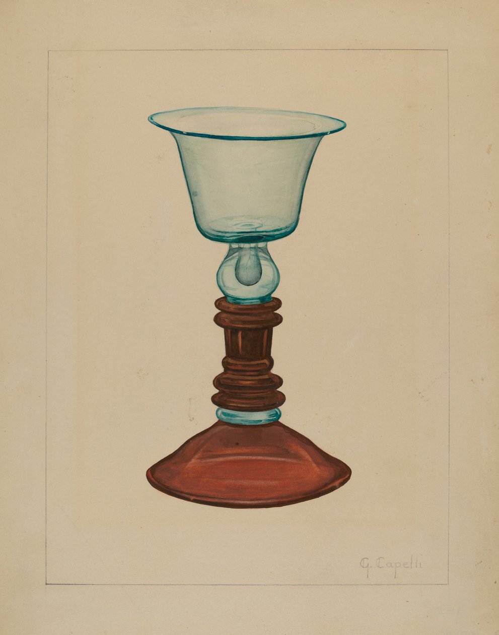 Pokal, ca. 1936. af Giacinto Capelli