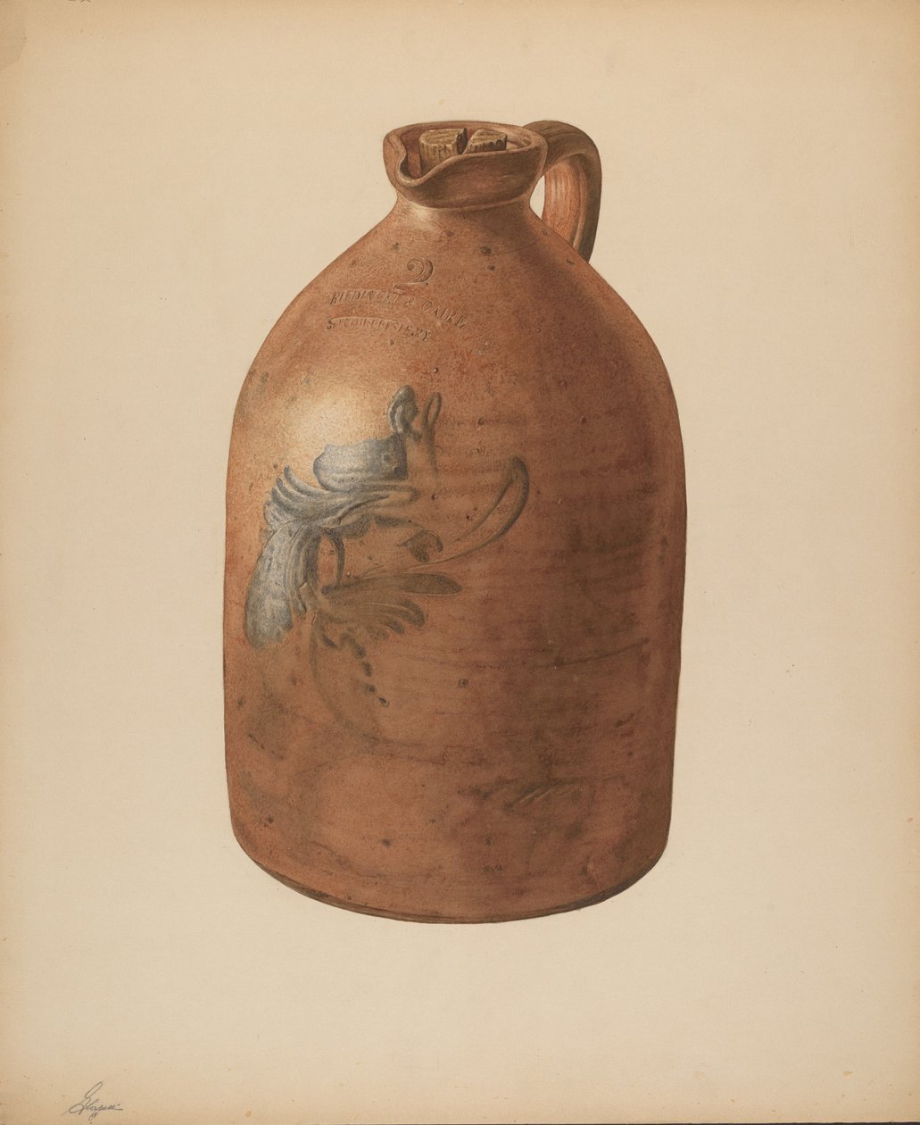 Melassekande, ca. 1940. af Giacinto Capelli