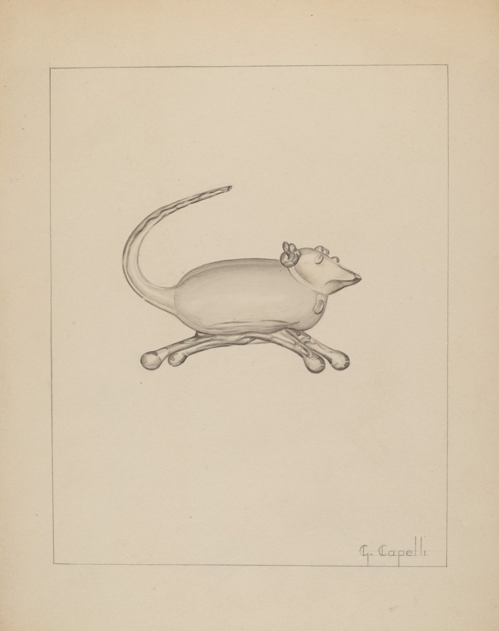 mus, c. 1937. af Giacinto Capelli