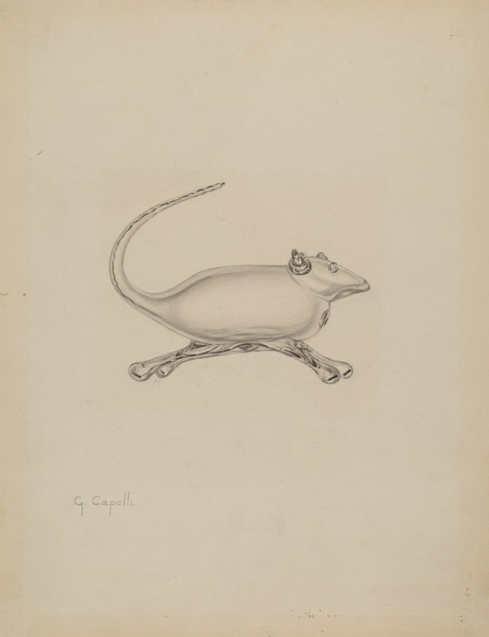 mus, c. 1937. af Giacinto Capelli