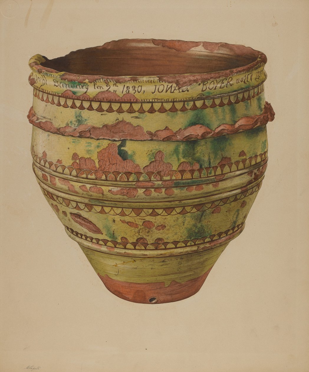 Farvel. Tysk Jardiniere, ca. 1939. af Giacinto Capelli