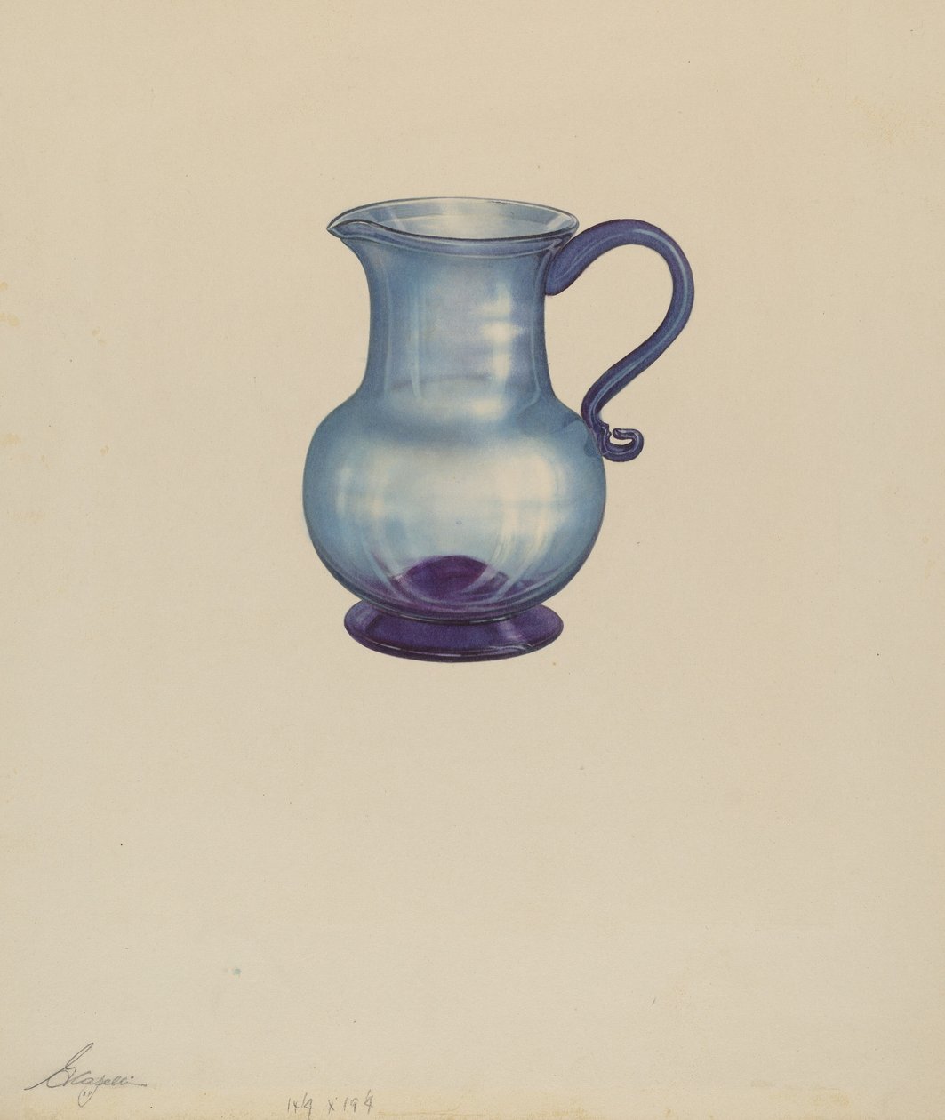 Pitcher, 1938. af Giacinto Capelli