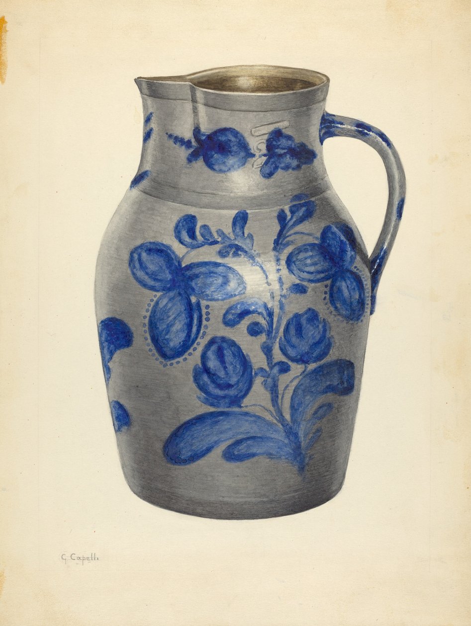 Kande, ca. 1940. af Giacinto Capelli
