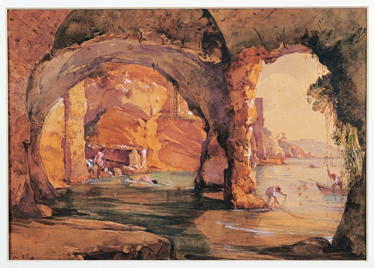 Italien, Napoli, underjordisk niveau af Palazzo Donn