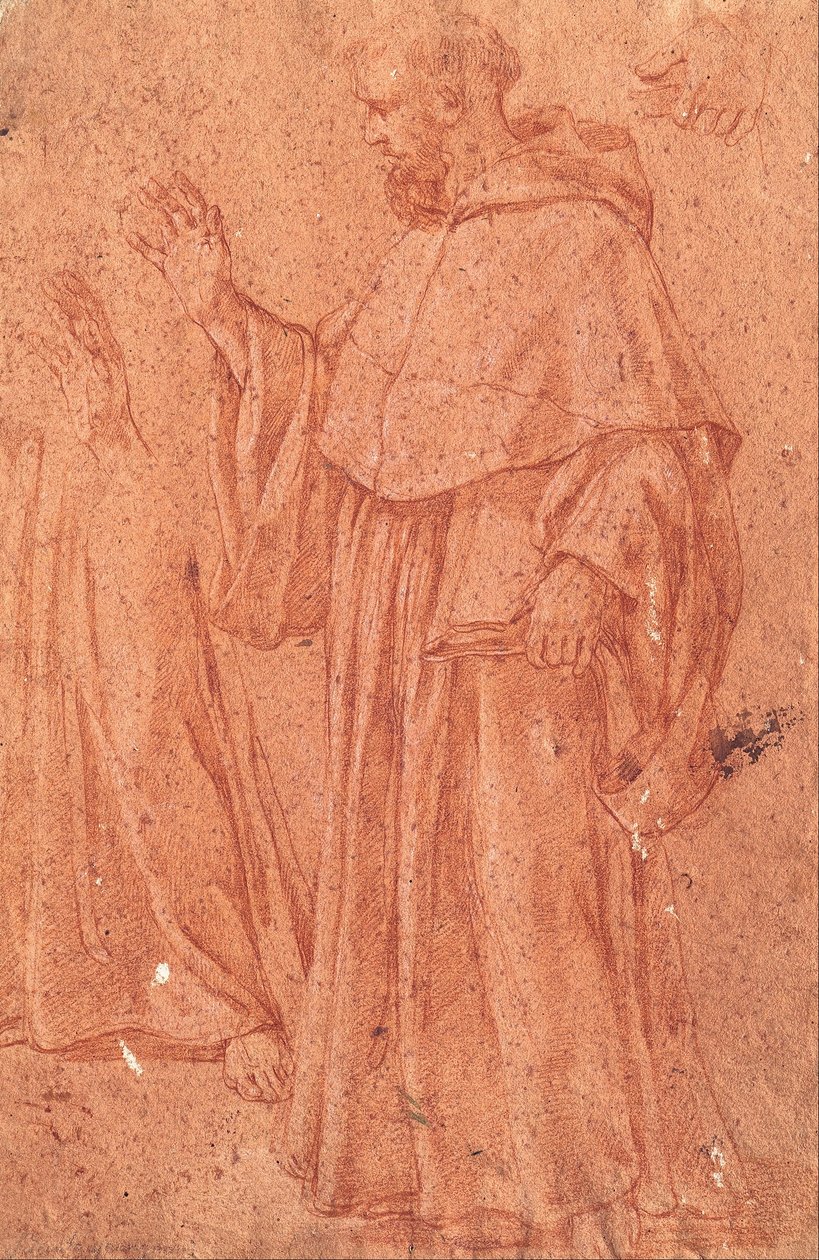 Studie af Sankt Augustin af Giacinto Gimignani