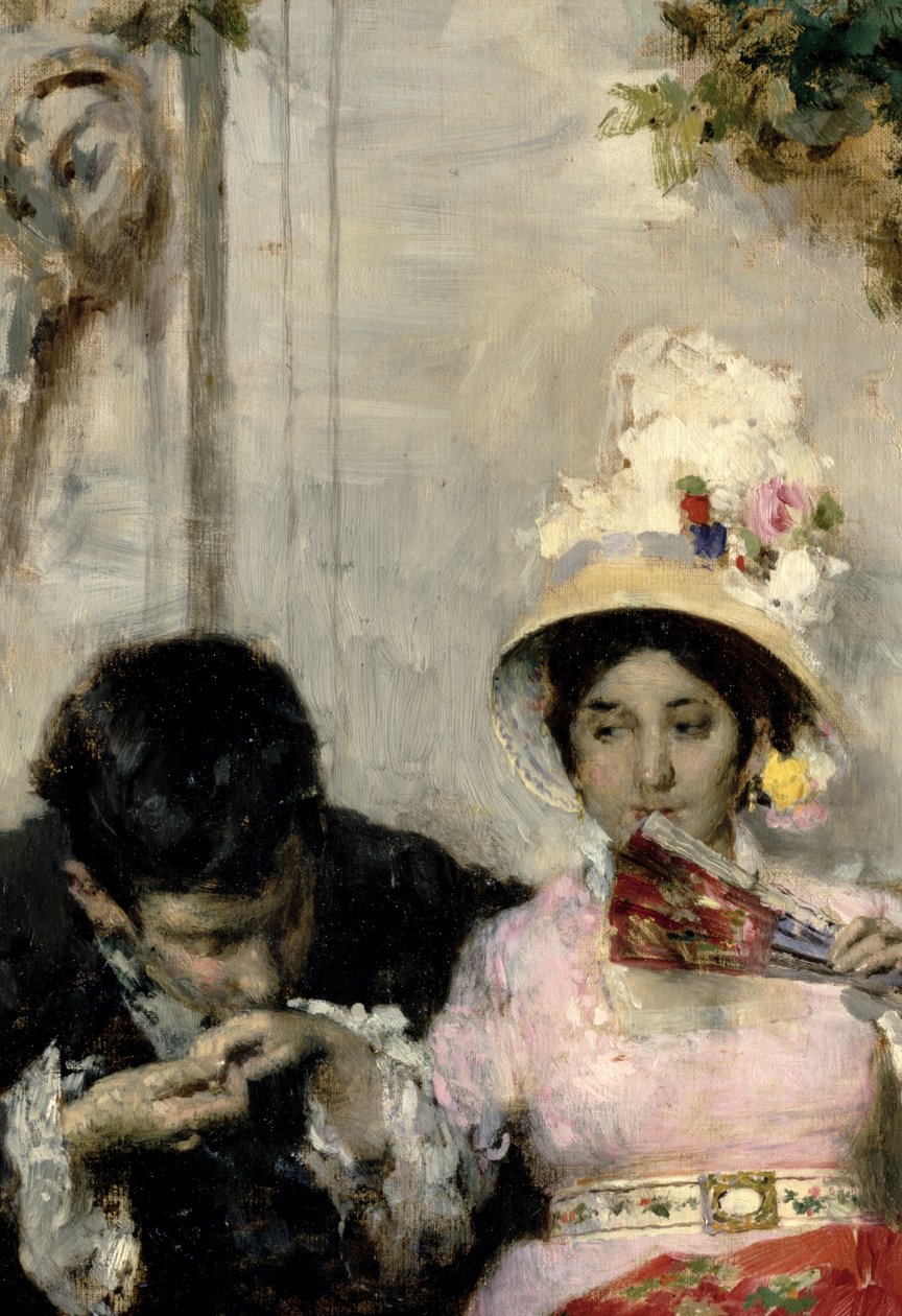 Erklæringen (detalje af 173084) af Giacomo Favretto