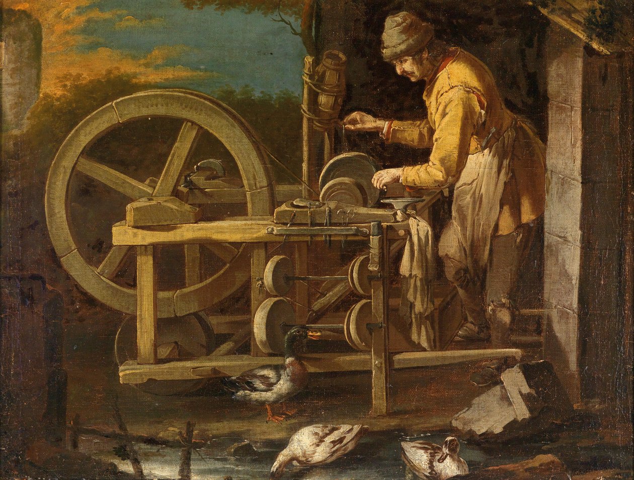 Saksen kværn af Giacomo Francesco Cipper