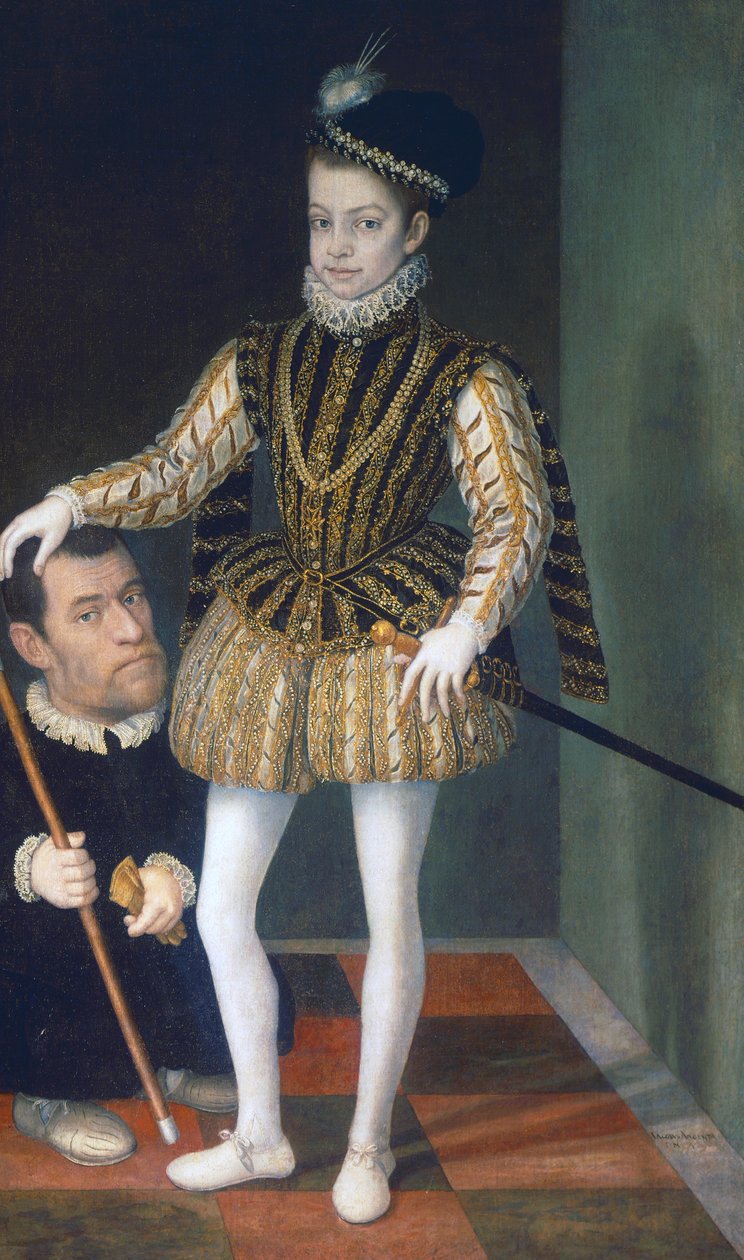 Portræt af Charles Emmanuel I som barn (Rivoli af Giacomo (1509 73) Vighi