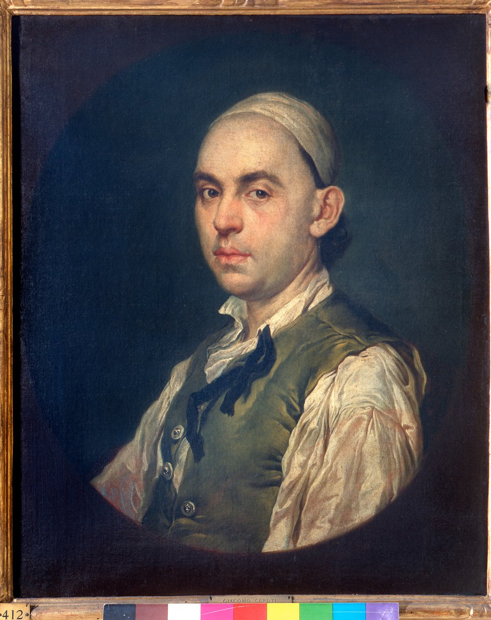 Portræt af en mand af Giacomo Ceruti