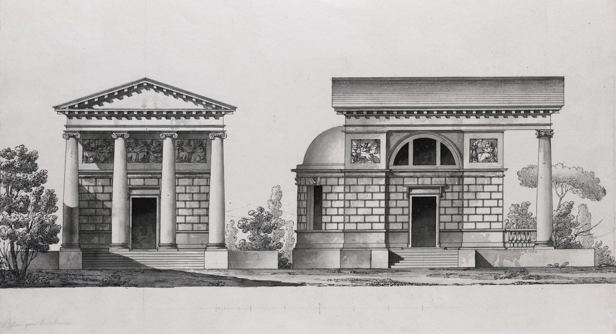 Kirkedesign for Tutomlin-familien af Giacomo Antonio Domenico Quarenghi