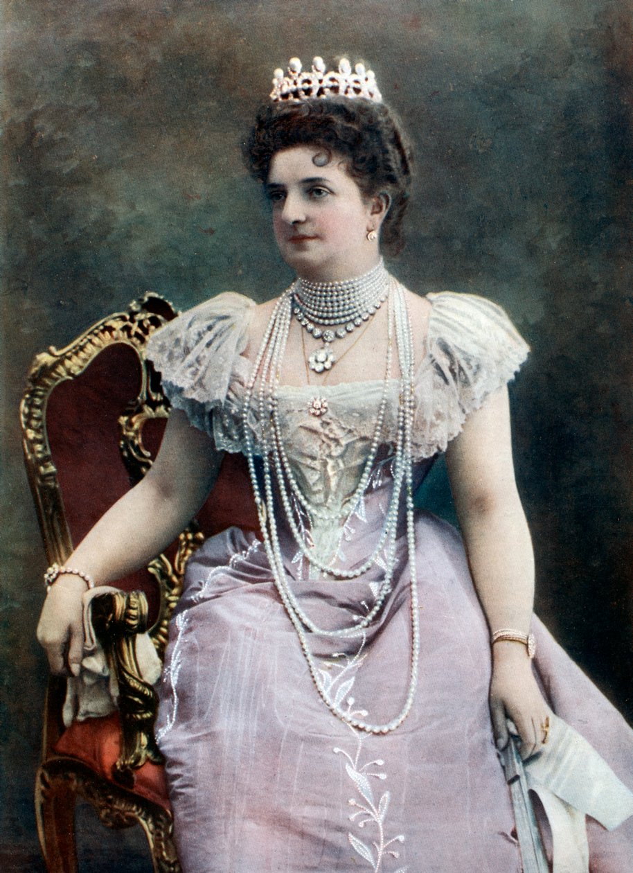 Margherita af Savoyen, Italiens dronning, slutningen af det 19.-begyndelsen af det 20. århundrede af Giacomo Brogi
