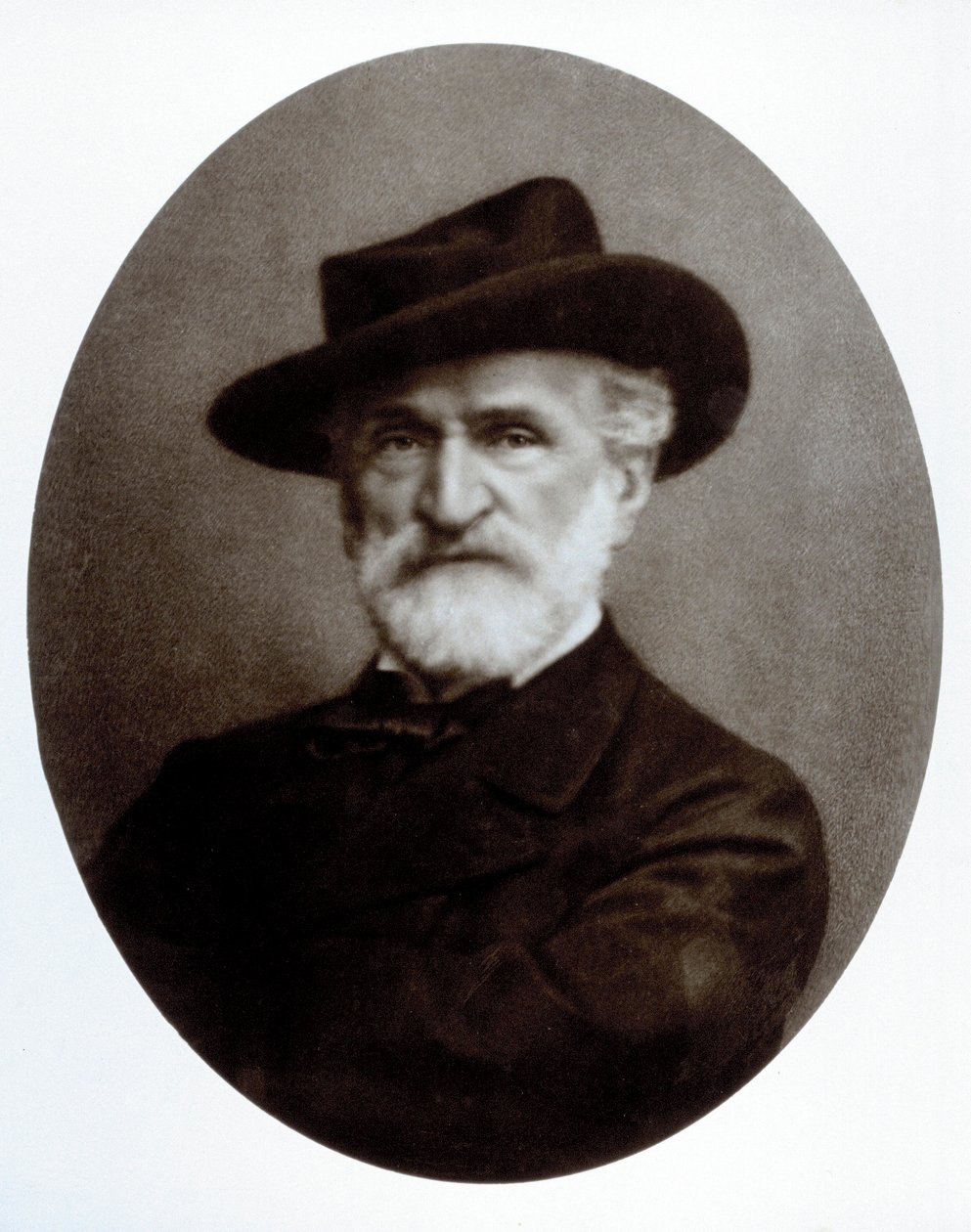Portræt af Giuseppe Verdi af Giacomo Brogi
