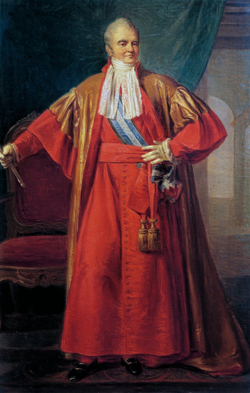 Portræt af Paluzzo Altieri (1760-1834), prins, maleri af Giacomo Conca (1785-1858) af Giacomo Conca