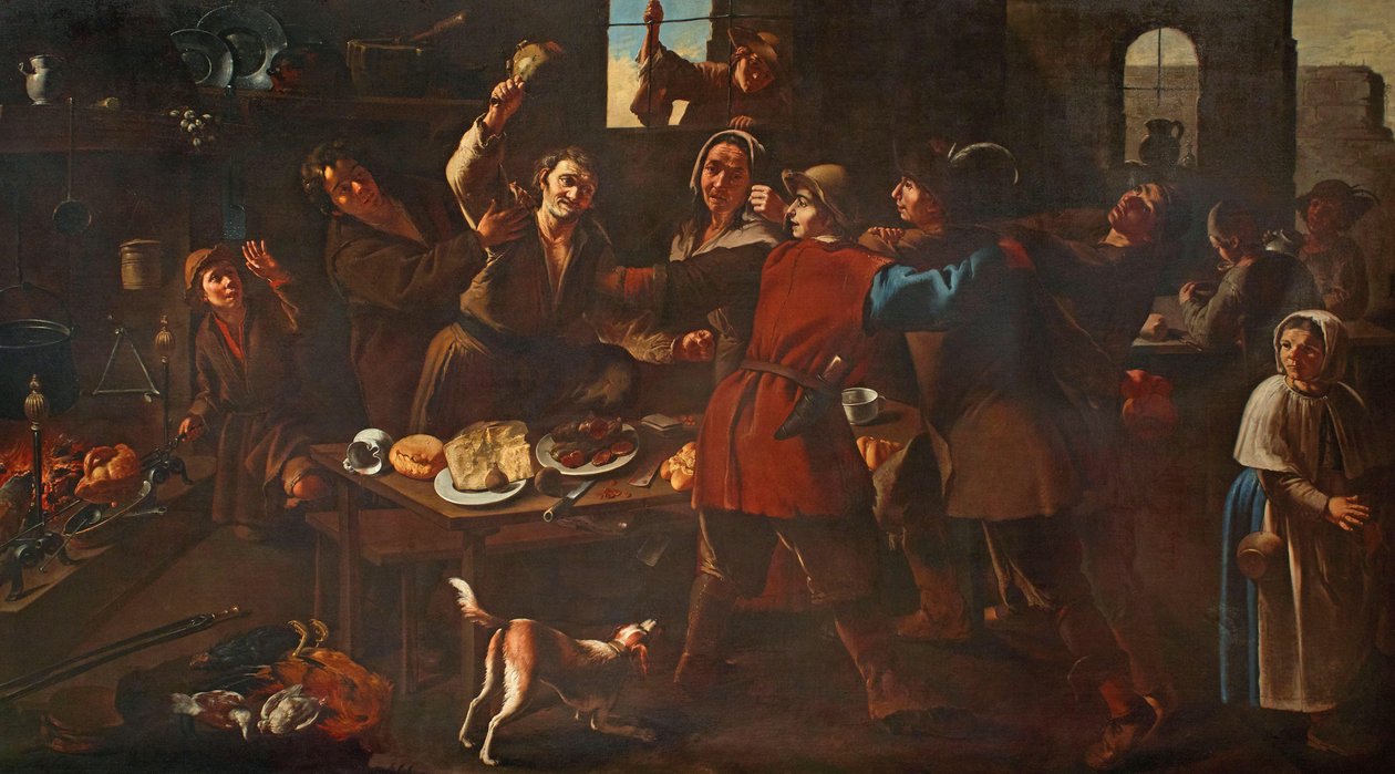 Slagsmålet. af Giacomo Francesco Cipper