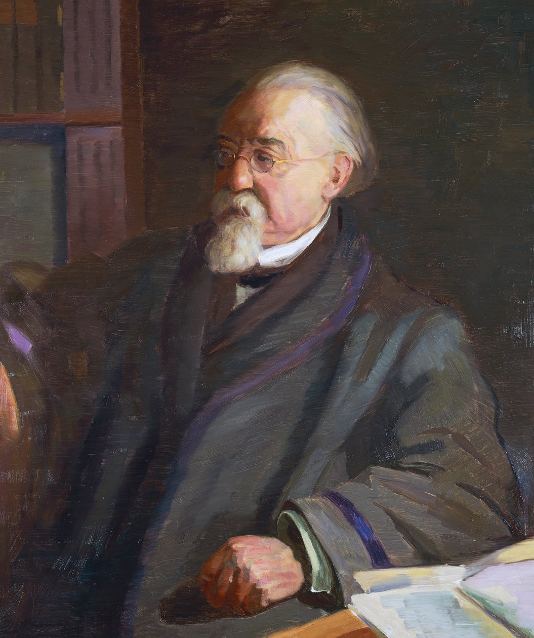 Portræt af Cesare Lombroso (1835-1909), italiensk antropolog og kriminolog, af Giacomo Grosso (1860-1938) af Giacomo Grosso