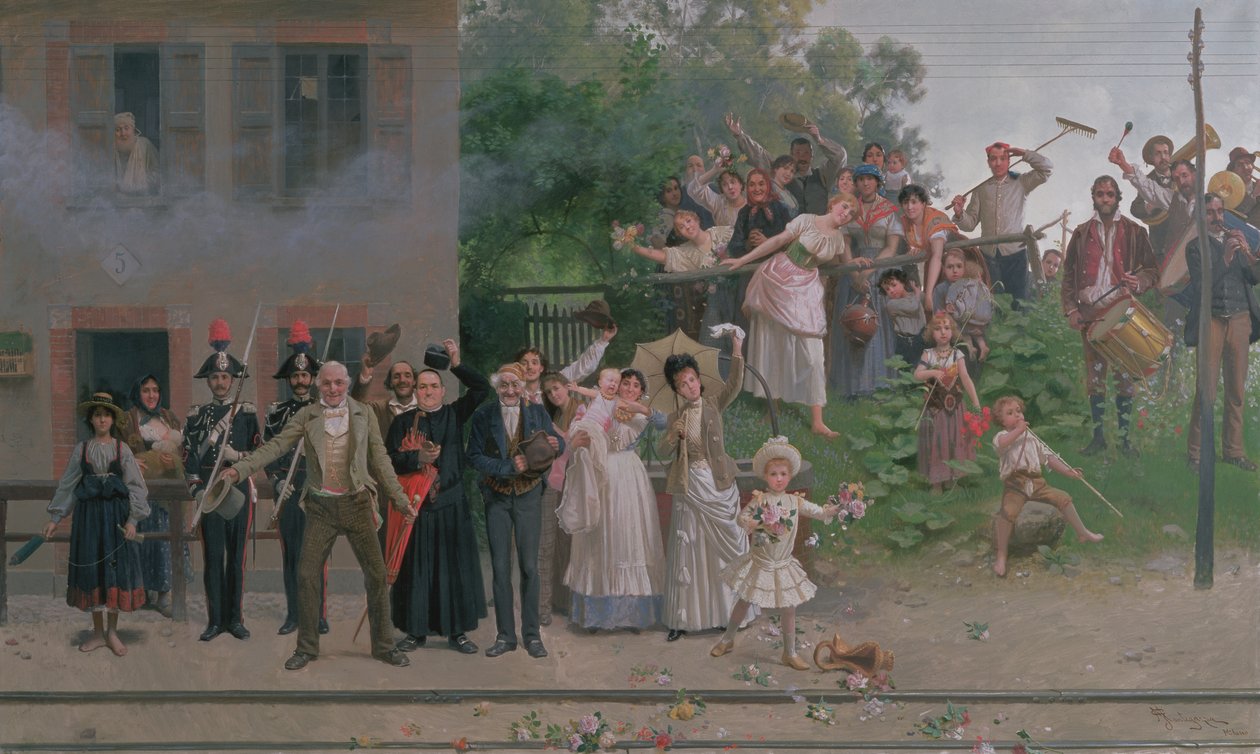 Kongens bortgang af Giacomo Mantegazza