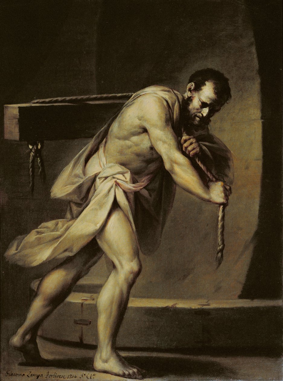 Samson i løbebåndet af Giacomo Zampa