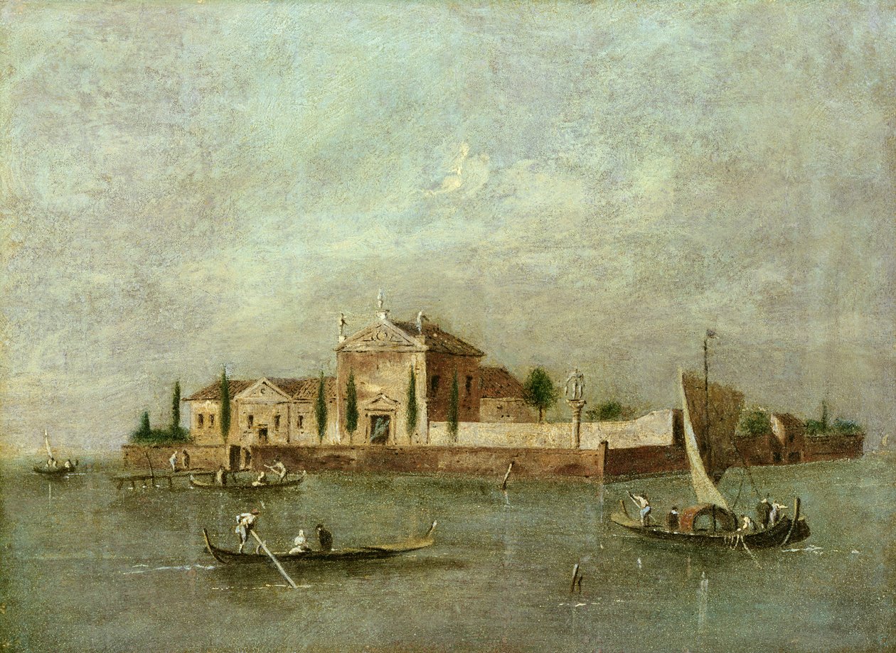 Øen af ​​den hellige jomfru fra rosenkransen af Giacomo style of Guardi