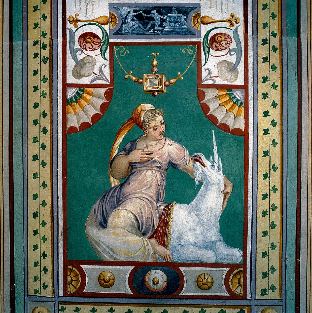 Allegory of Chastity (fresko) af Giallo Fiorentino
