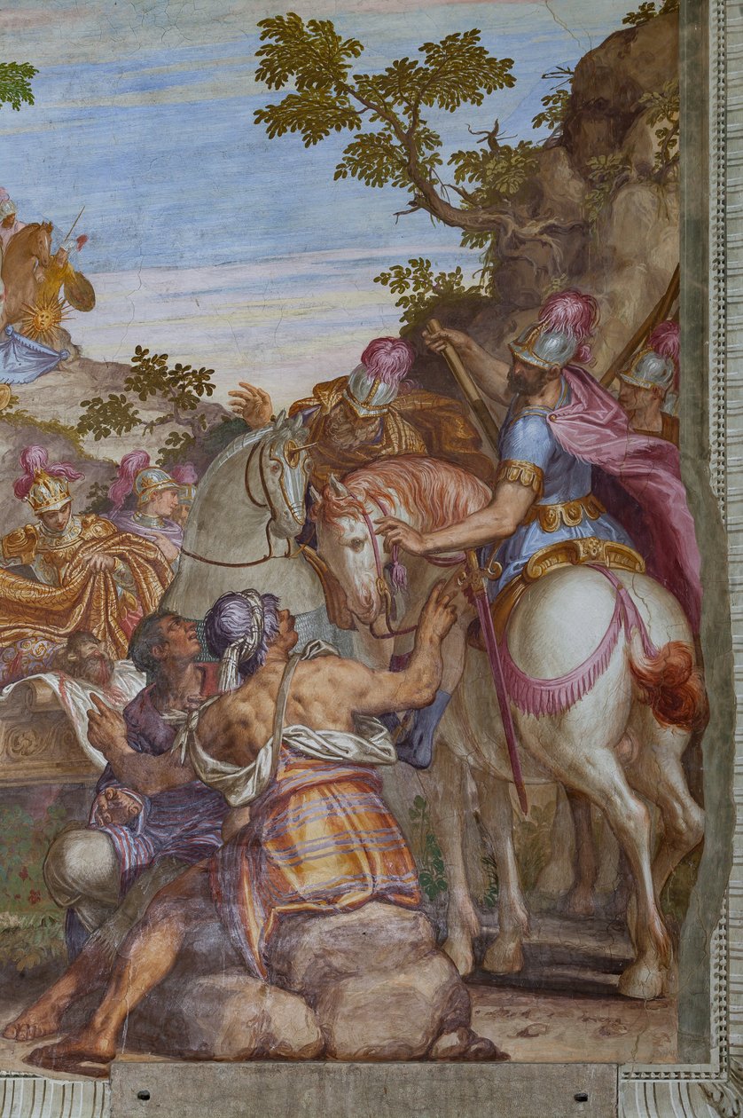 Alexander den Store, der dækker Darius