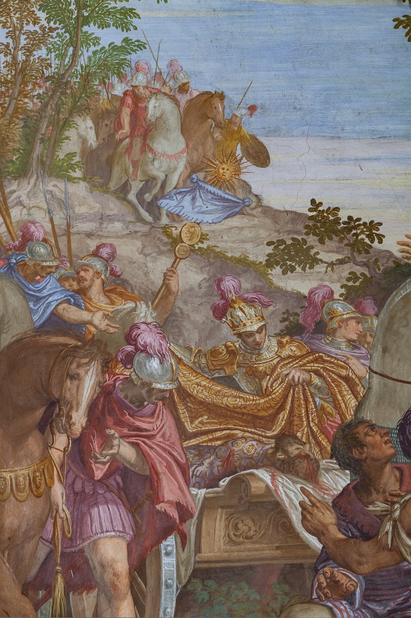 Alexander den Store, der dækker Darius