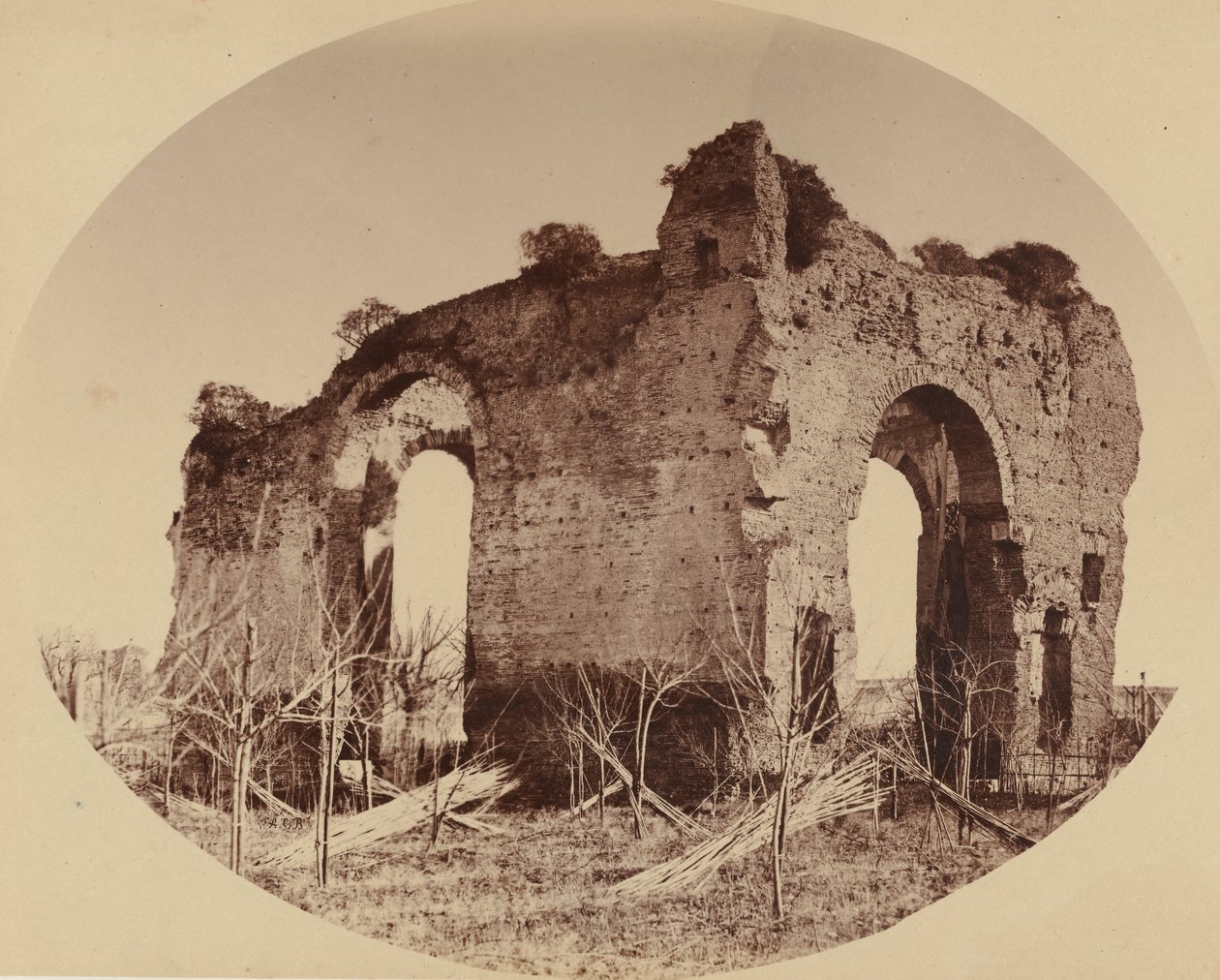 Herkules tempel, 1850