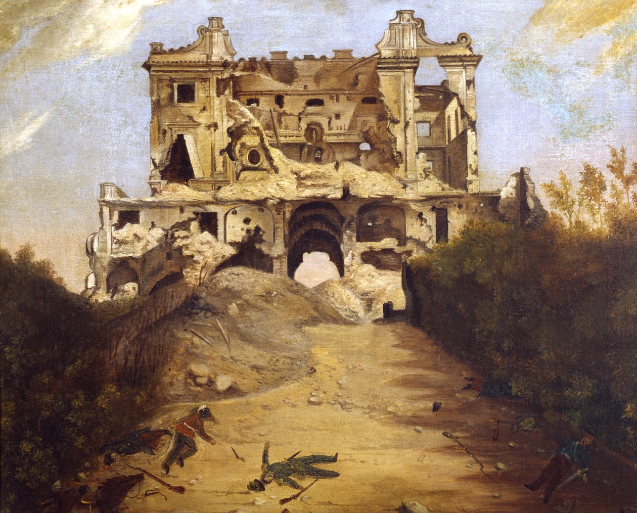 The House of the Four Winds, ca. 1849 (olie på lærred) af Giambattista Bassi