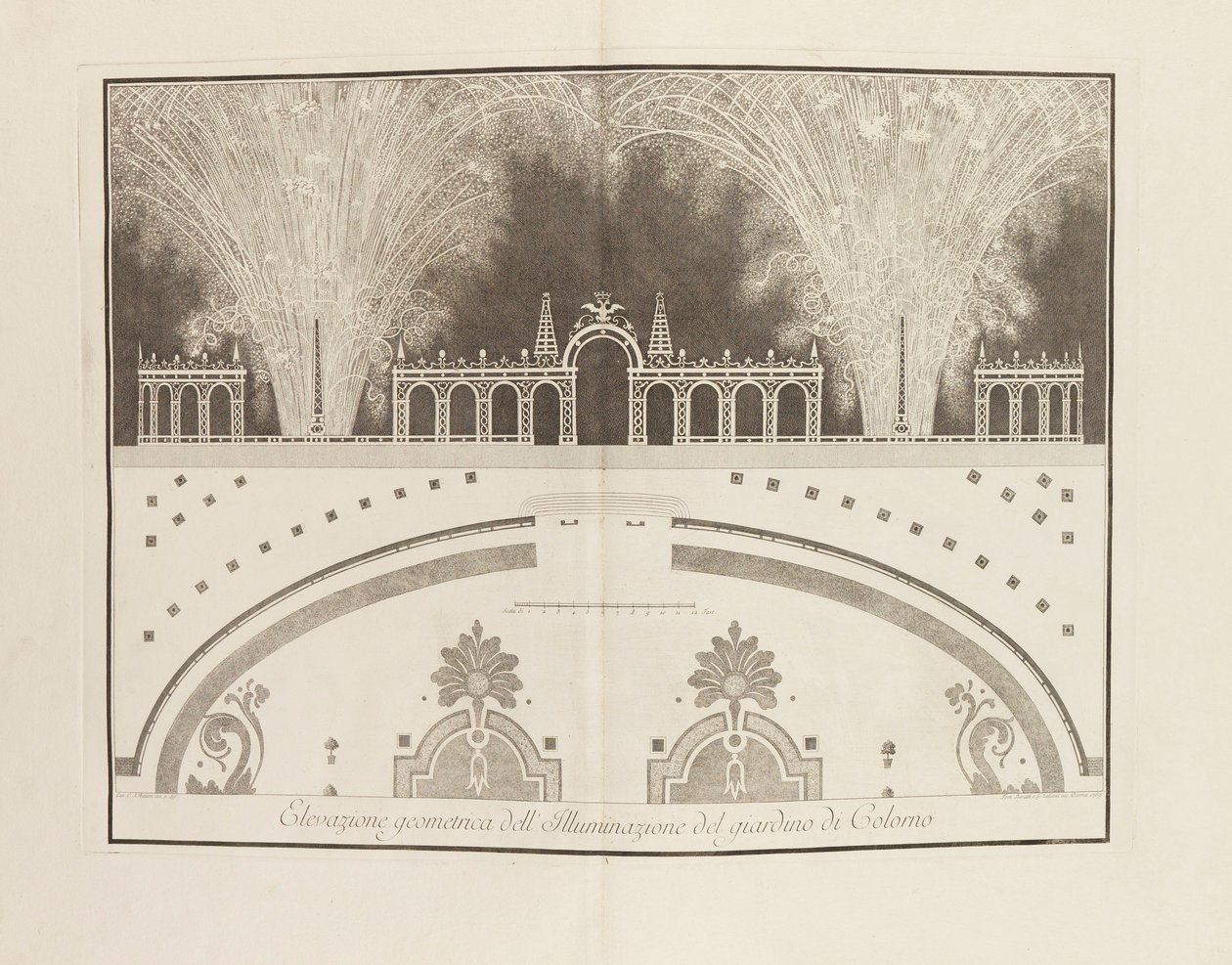 Festival I anledning af Ferdinand, hertug af Parmas ægteskab med ærkehertuginden..., 1769. af Giambattista Bodoni