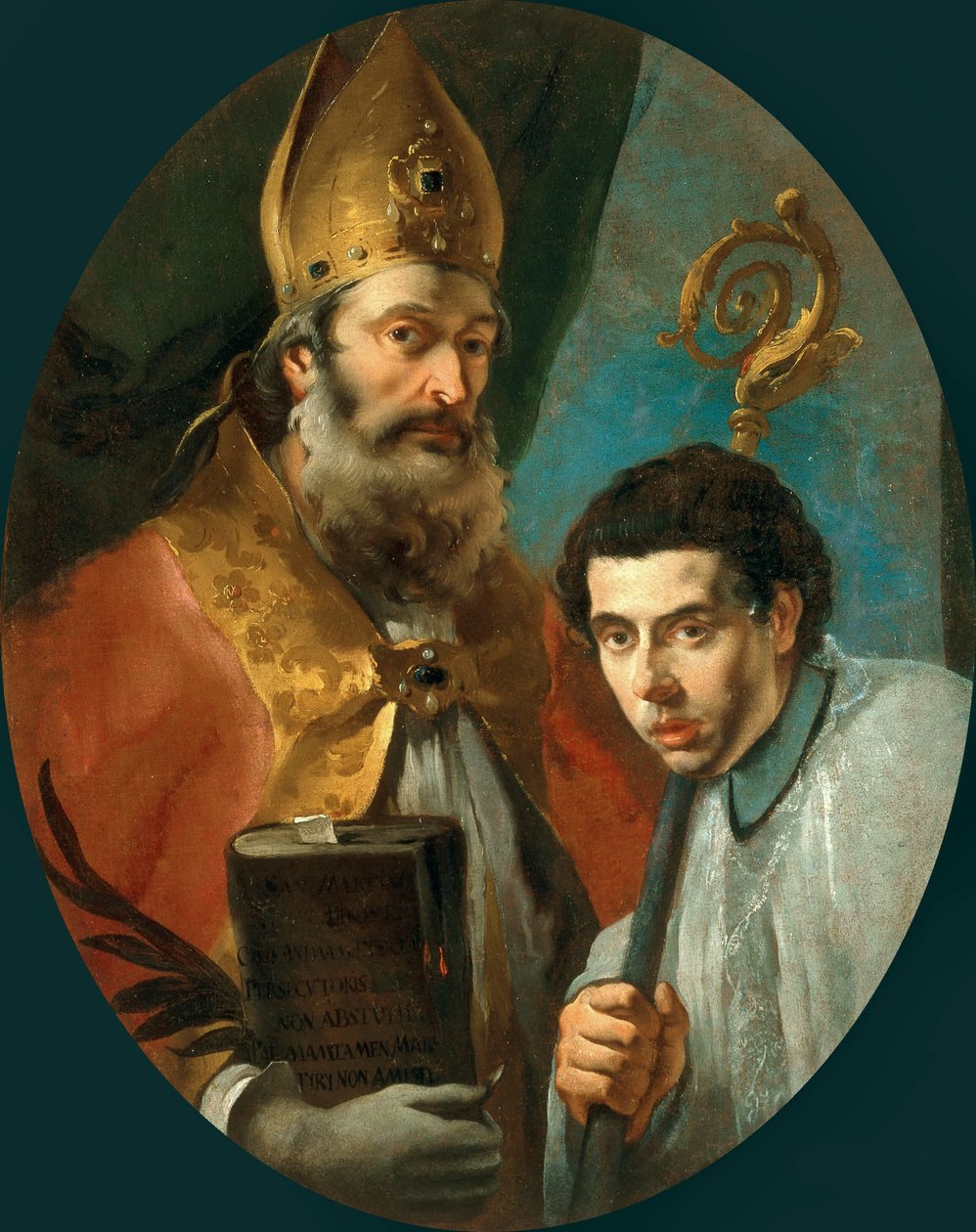 Sankt Martin af Tours. af Giambattista Tiepolo