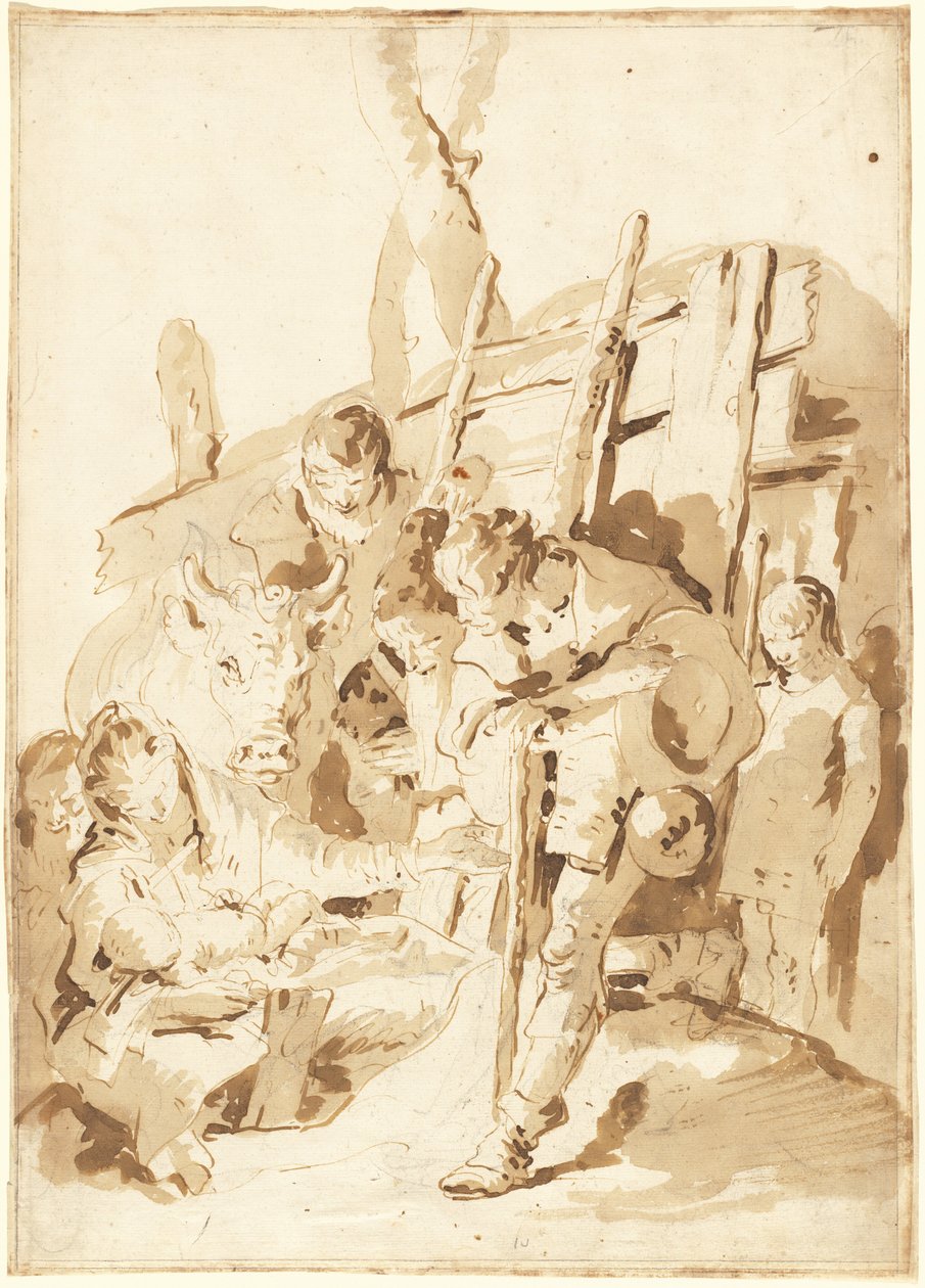 Hyrdernes tilbedelse af Giambattista Tiepolo