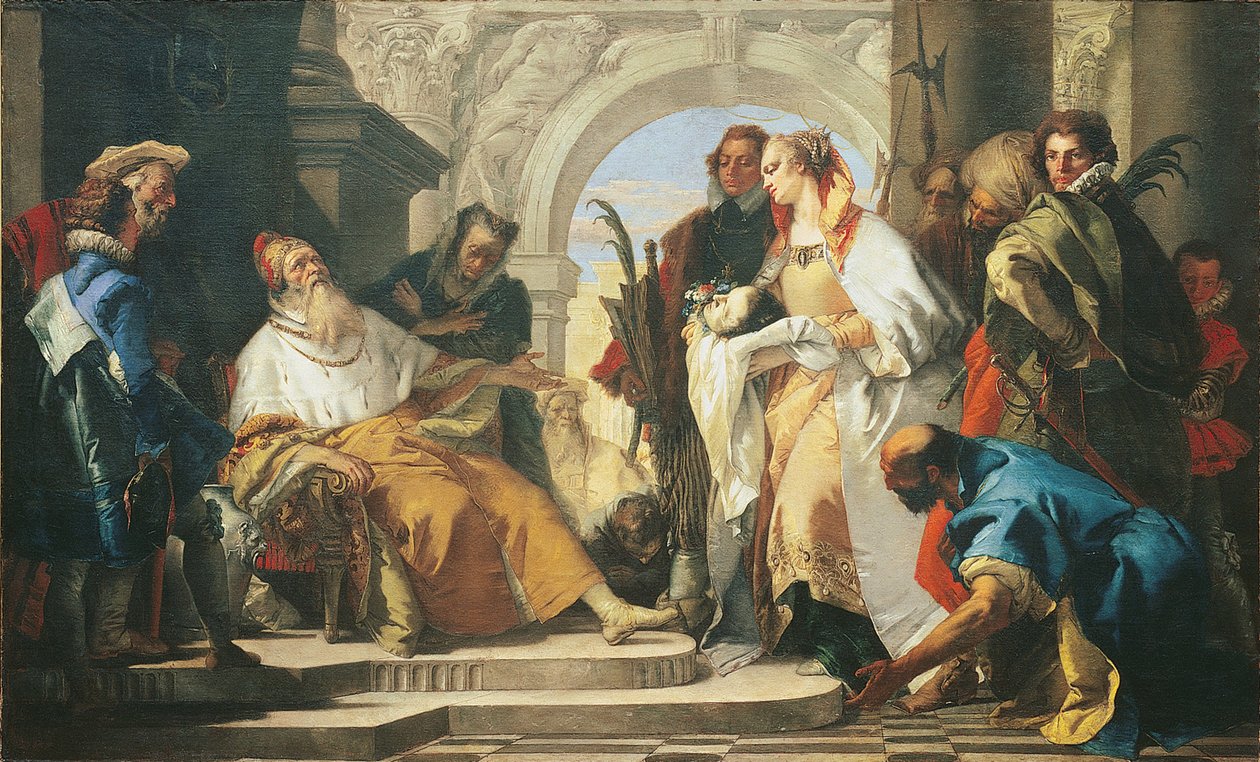 Crotta-familiens skytshelger af Giambattista Tiepolo