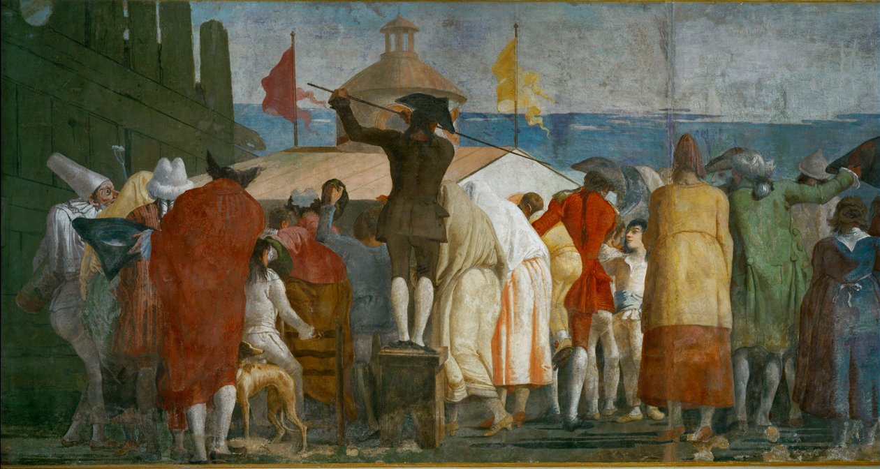 Den nye verden af Giambattista & Tiepolo Giandomenico (1727-1804) Tiepolo