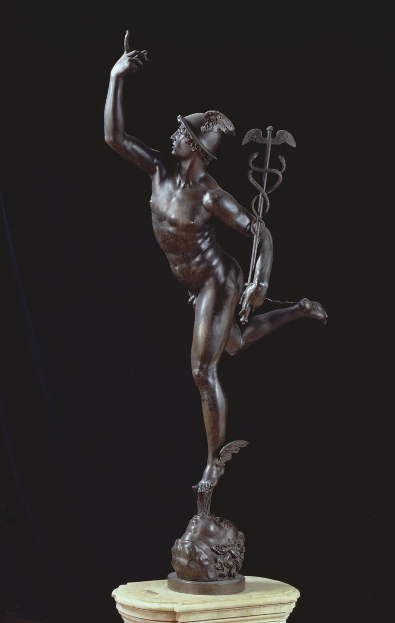 Merkur, 1580 (bronze) af Giambologna