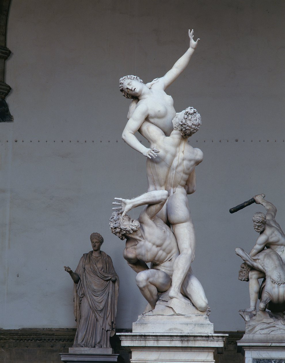 The Rape of the Sabine Woman, 1574-82 (marmor) (se også 359414) af Giambologna