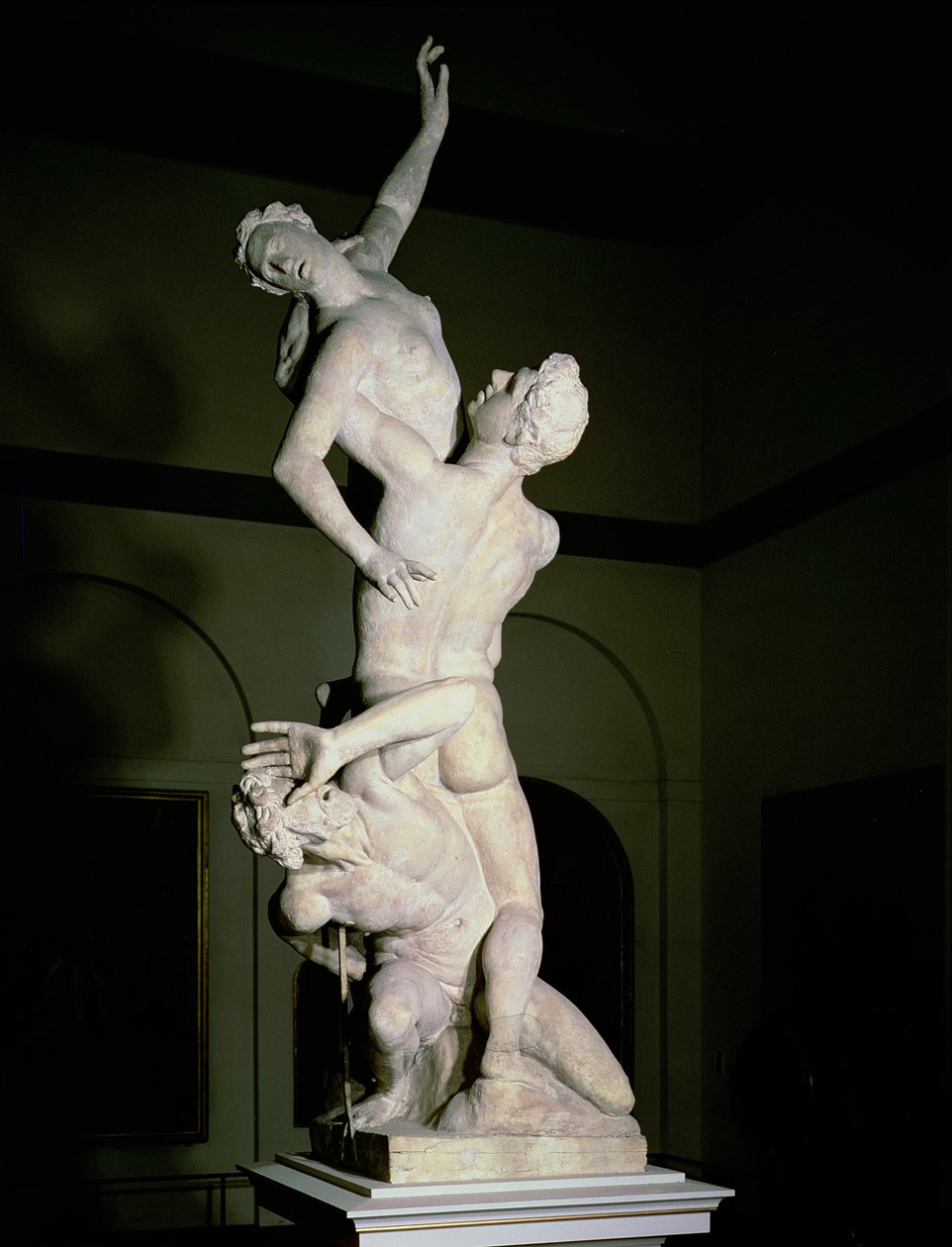 Sabinernes voldtægt, ca. 1583 (marmor) (se også 31448) af Giambologna