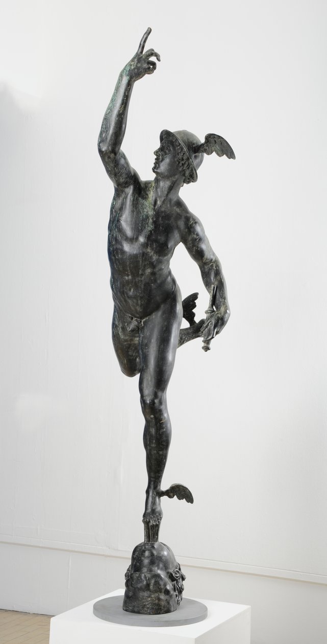 Kviksølv (bronze) af (after) Giambologna