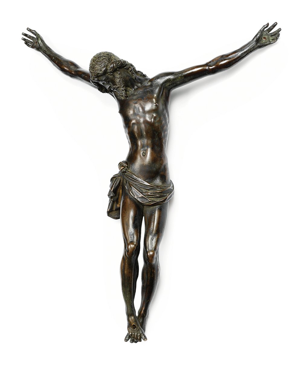 Figur af den korsfæstede Kristus, støbt efter en model af Giambologna, tilskrevet Antonio Susini og værksted, ca. 1580-1600 af Giambologna