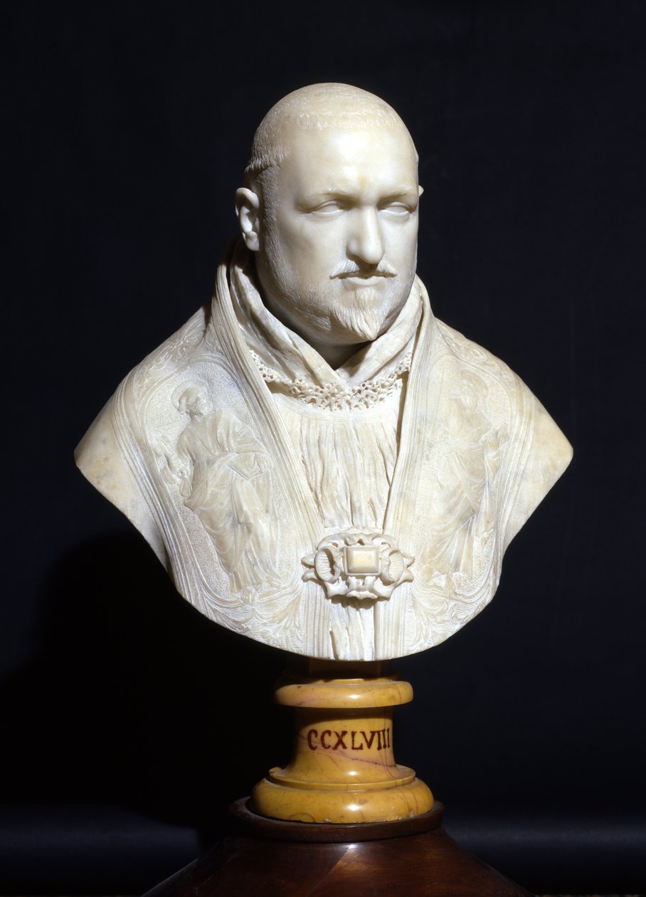 Buste af pave Paul V (marmor) af Gian Lorenzo Bernini
