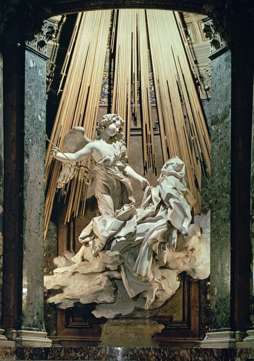 Ecstasy of St.Teresa (marmor) af Gian Lorenzo Bernini