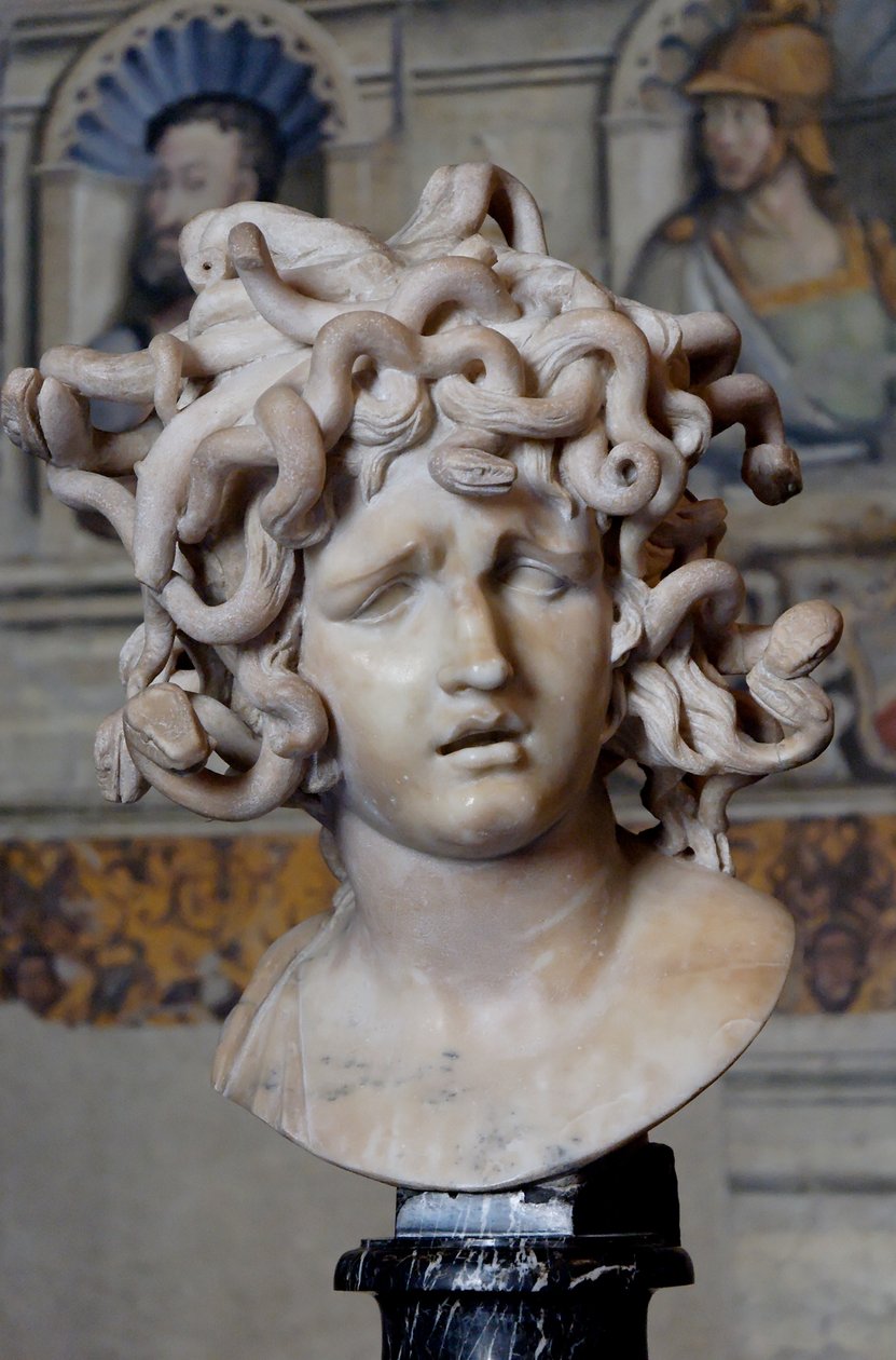 Leder af Medusa. Marmor, 1630 af Gian Lorenzo Bernini