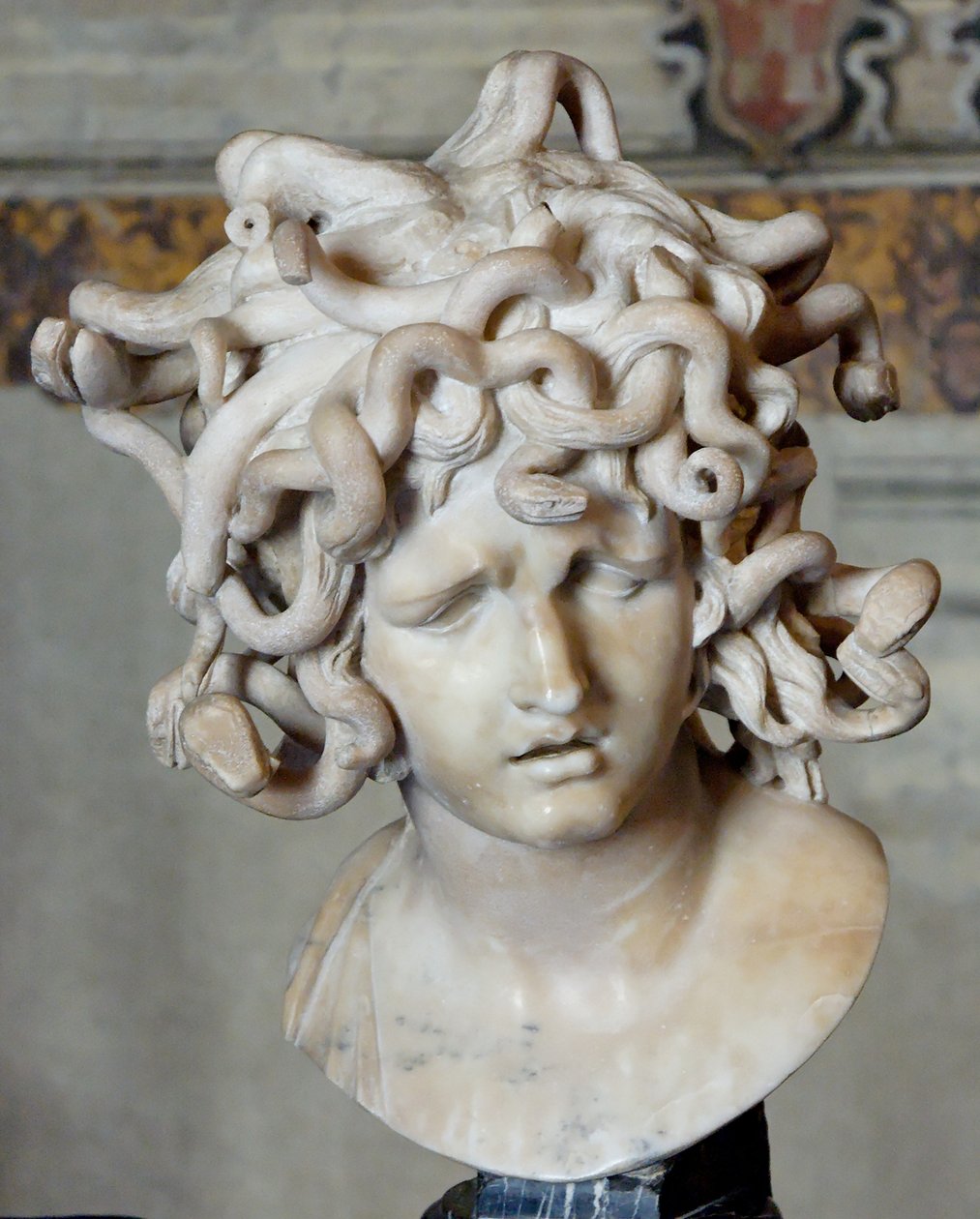 Leder af Medusa. Marmor, 1630 af Gian Lorenzo Bernini