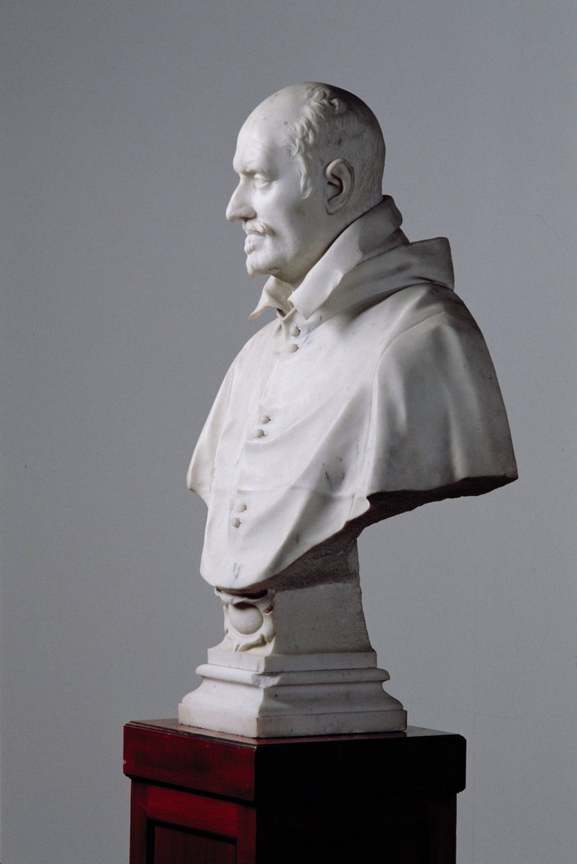 Portræt af Alessandro Damasceni-Petti-Montalto, 1622-23 (marmor) (se også 149092, 149094 og 149095) af Gian Lorenzo Bernini