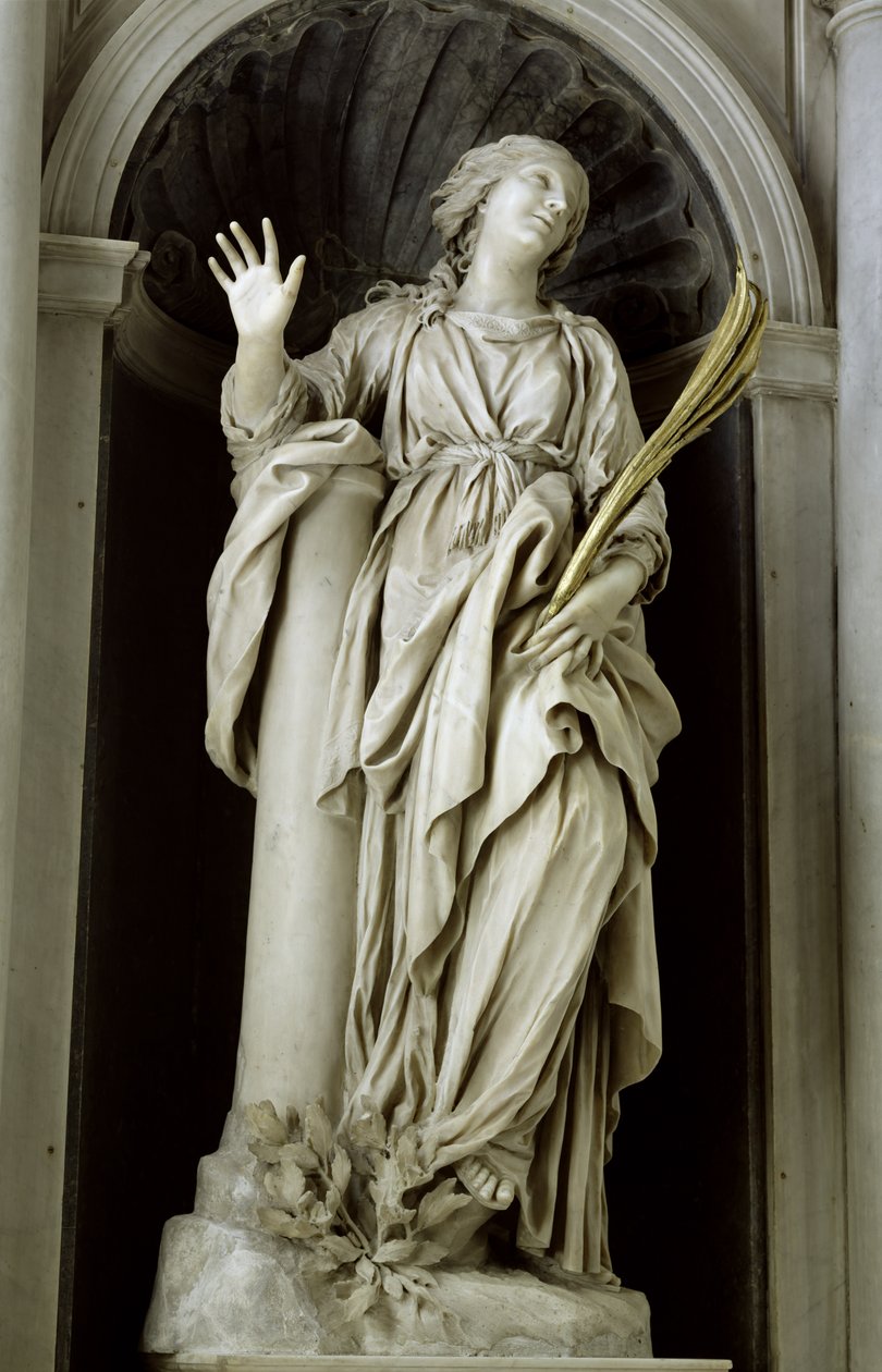Sankt Bibiana, 1626 (marmor) af Gian Lorenzo Bernini