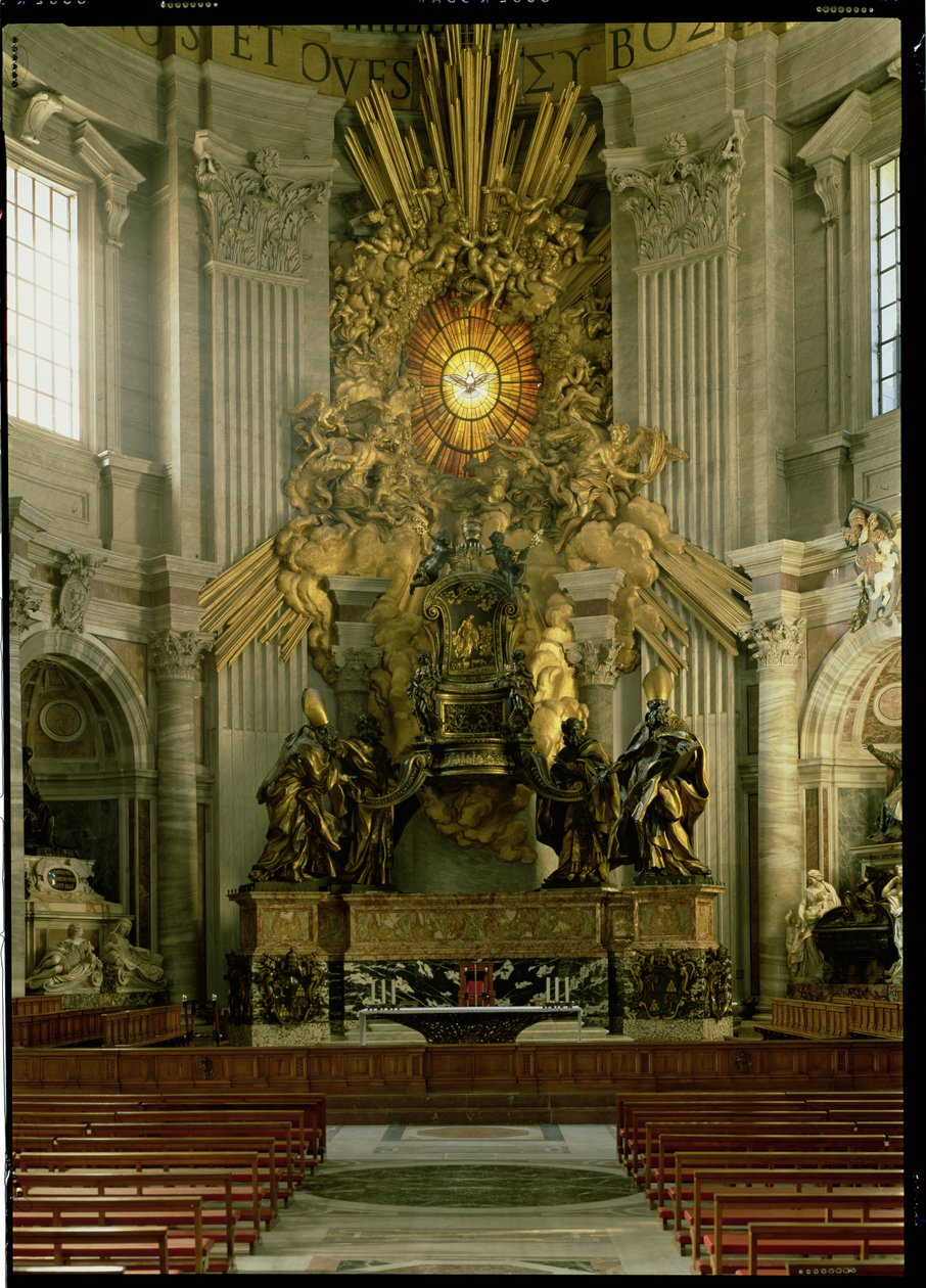 St. Peters stol, 1665 (bronze) af Gian Lorenzo Bernini