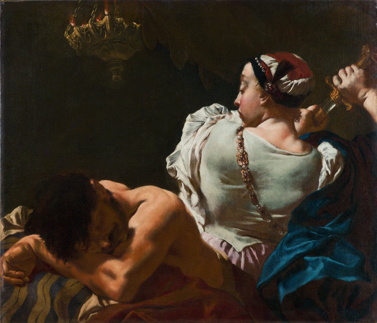 Judith halshugger Holofernes, midten af det 18. århundrede.. af Gian Battista Piazzetta