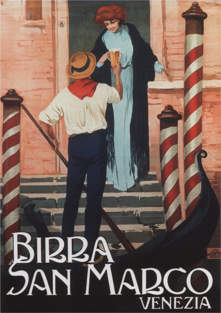 Beer San Marco, ca. 1909 af Gian Emilio Malerba